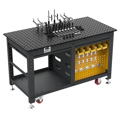Slika STOL ZA ZAVARIVANJE Rhino Cart 1500x750 mm + 66-DIJELNI SET ALATA